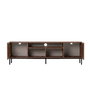 Nordure Rivoli Soporte para TV Milano Walnut y Negro